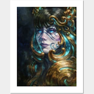 Lauluna - Protector of the Palace of Wisdom Portrait Posters and Art